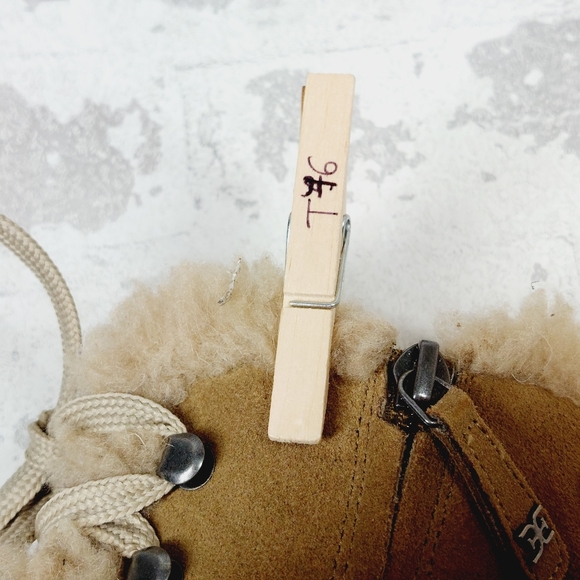 NEW Sam Edelman Kyler 2 Faux Shearling Platform Lace Up Ankle Bootie T76 - Picture 11 of 11